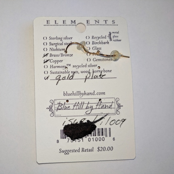 Imagine gold plated earrings brand new - Picture 2 of 2